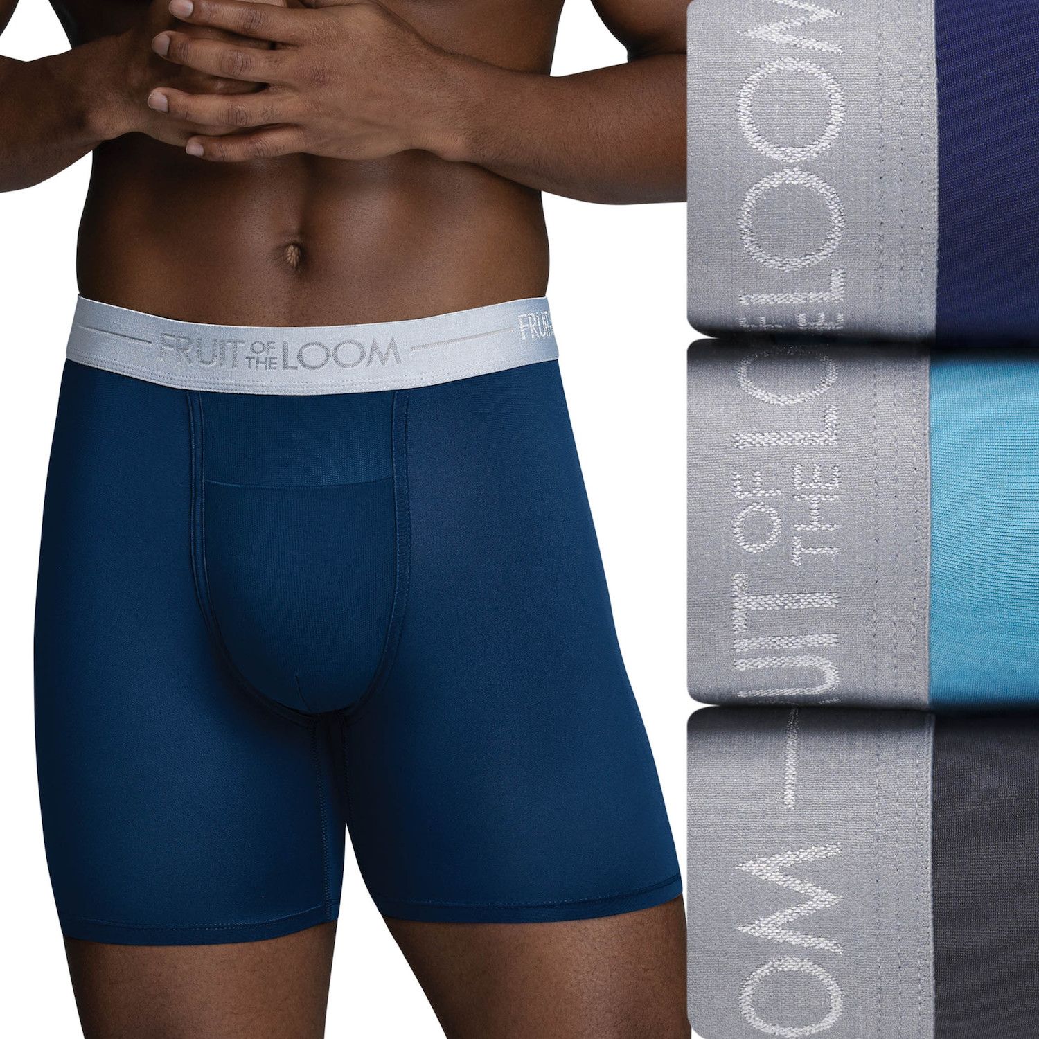 fruit of the loom everlight go active boxer briefs