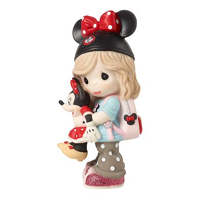 Precious Moments Disney's Minnie Mouse Fan Girl Figurine