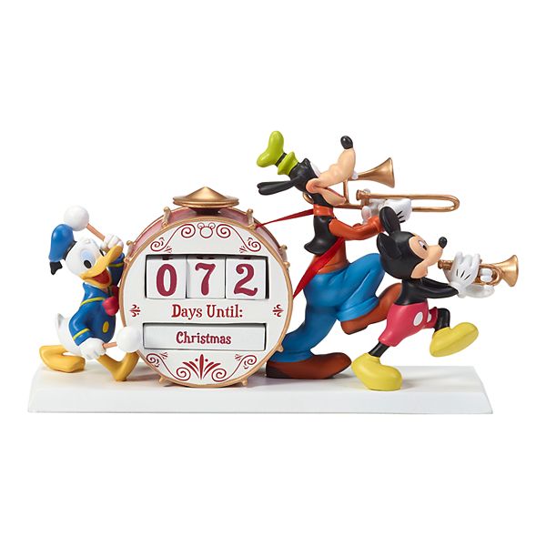 Precious Moments Disney's Mickey Mouse, Goofy & Donald Duck Countdown  Calendar Figurine