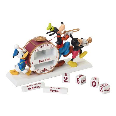 Precious Moments Disney's Mickey Mouse, Goofy & Donald Duck Countdown Calendar Figurine