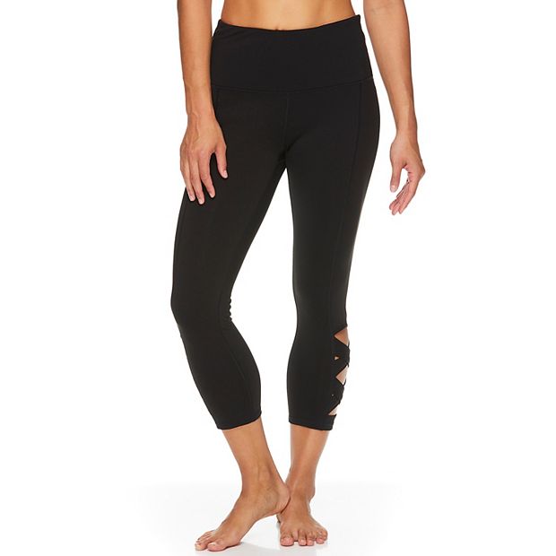 GAIAM WOMEN’S OM YOGA CAPRI LEGGINGS Size L