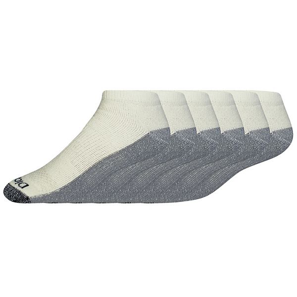 12 Pair Dickies Mens Big and Tall Dri-tech Moisture Control Quarter Socks Multipack White Shoe Size: 12-15