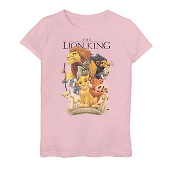 Disney's The Lion King Girls 7-16 Pride Land Group Shot Tee
