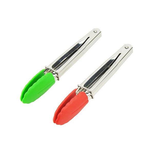 Mini Tongs With Silicone Tips