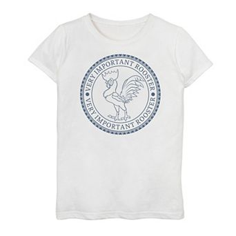 Disney's Moana Hei Hei Girls 7-16 Very Important Rooster Tee