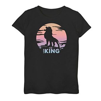 Disney's The Lion King Simba Girls 7-16 Sunrise Silhouette Tee
