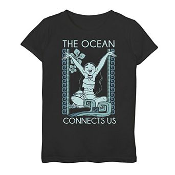 Disney's Moana Girls 7-16 Ocean Connect Us Tee