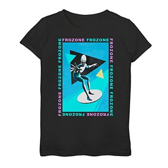 Disney / Pixar's Incredibles 2 Frozone Girls 7-16 Retro Tee