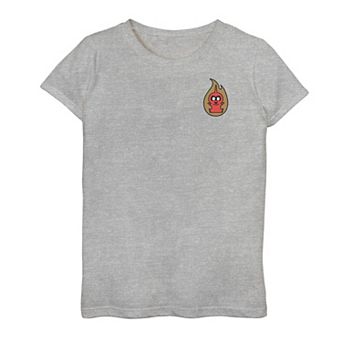Disney / Pixar's Incredibles 2 Jack Jack Girls 7-16 Pocket Flame Tee