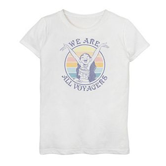 Disney's Moana Girls 7-16 We Are All Voyagers Retro Tee