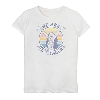 Disney's Moana Girls 7-16 We Are All Voyagers Retro Tee