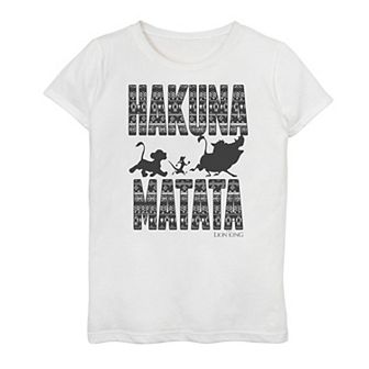 Disney's The Lion King Girls 7-16 Hakuna Matata Tee