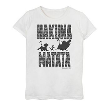 Disney's The Lion King Girls 7-16 Hakuna Matata Tee