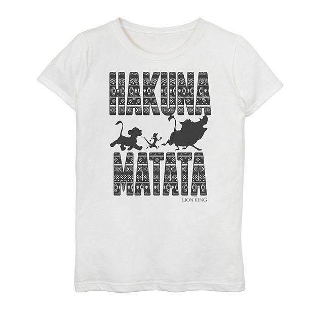 Disney s The Lion King Girls 7 16 Hakuna Matata Tee