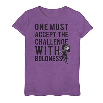 Disney / Pixar's The Incredibles 2 Edna Mode Girls 7-16 "Boldness" Graphic Tee