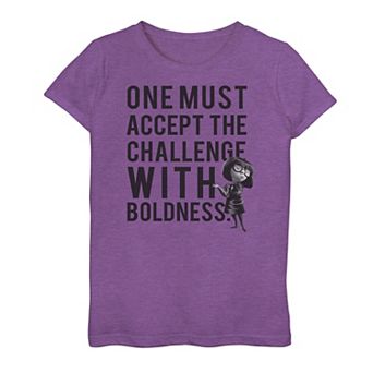 Disney / Pixar's The Incredibles 2 Edna Mode Girls 7-16 "Boldness" Graphic Tee