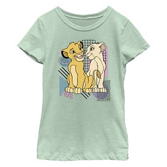 Disney's The Lion King Simba & Nala Girls 6-16 Valentine's Tee