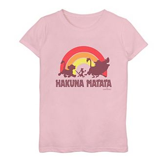 Disney's The Lion King Girls 7-16 Silhouettes Retro Tee