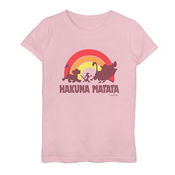 Disney's The Lion King Girls 7-16 Silhouettes Retro Tee