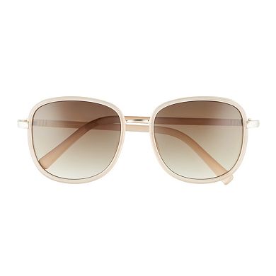 Women's ELLE Glitter Edge Square Sunglasses