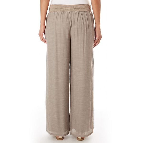 Petite Apt. 9® Pull-On Crepe Palazzo Pants