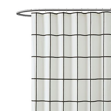 Truly Soft Kurt Windowpane Shower Curtain
