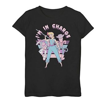 Disney / Pixar's Toy Story Little Bo Peep Girls 7-16 "I'm In Charge" Graphic Tee