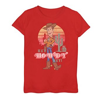 Disney / Pixar's Toy Story Woody Girls 7-16 Retro Portrait Graphic Tee