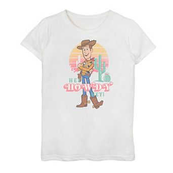 Disney / Pixar's Toy Story Woody Girls 7-16 Retro Portrait Graphic Tee