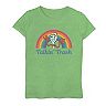 Disney / Pixar Toy Story 4 Girls 7-16 Forky "Talkin' Trash" Rainbow Graphic Tee
