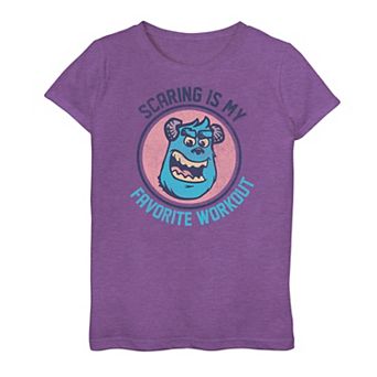 Disney / Pixar's Monsters, Inc. Girls 7-16 "My Favorite Workout" Graphic Tee