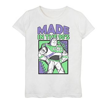 Disney / Pixar's Toy Story 4 Buzz Lightyear Girls 7-16 "Made In The 90's" Graphic Tee