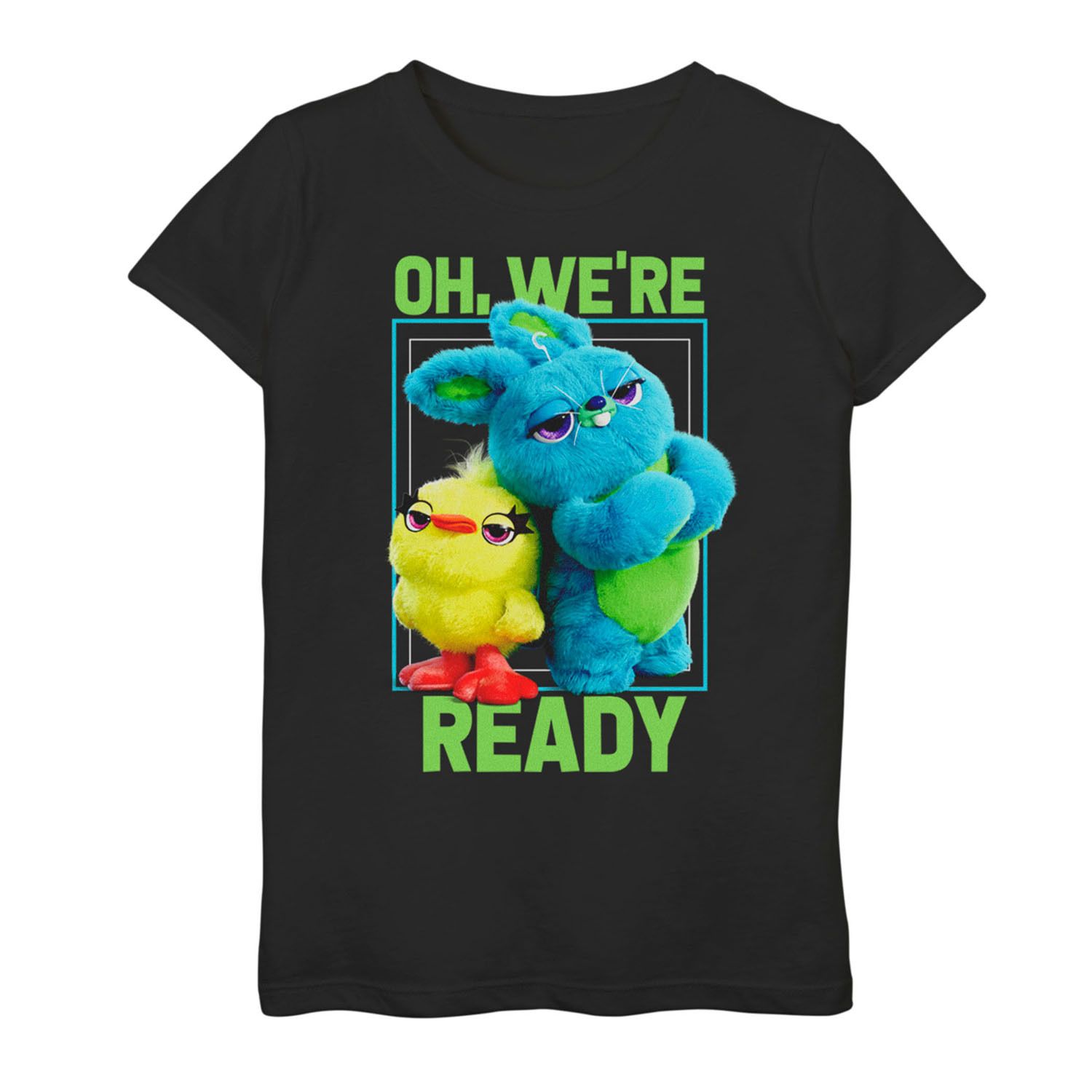 Image for Disney / Pixar Toy Story 4 Girls 7-16 Ducky & Bunny "We're Ready" Graphic Tee at Kohl's.