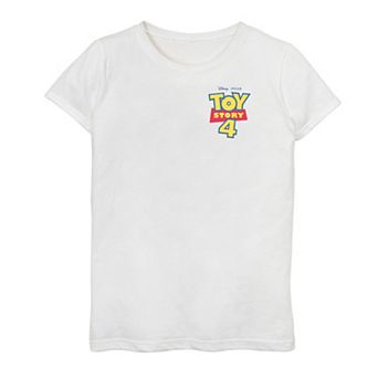 Disney / Pixar's Toy Story 4 Girls 7-16 Logo Pocket Graphic Tee