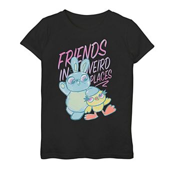 Disney / Pixar's Toy Story 4 Ducky & Bunny Girls 7-16 "Friends" Graphic Tee