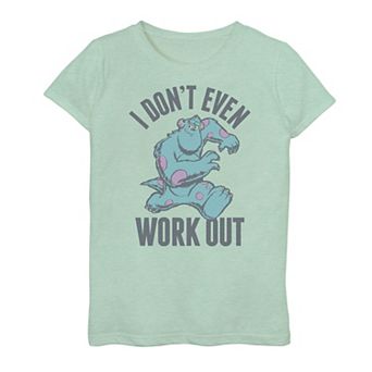Disney / Pixar's Monsters University Girls 7-16 "Don't Even Work Out" Graphic Tee