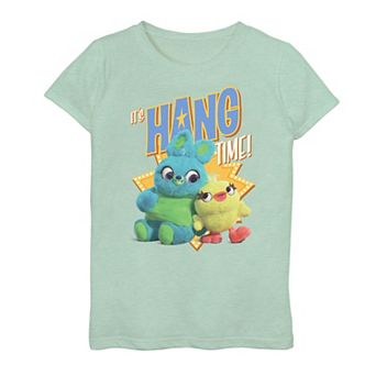 Disney / Pixar's Toy Story 4 Ducky & Bunny Girls 7-16 "Hang Time" Graphic Tee