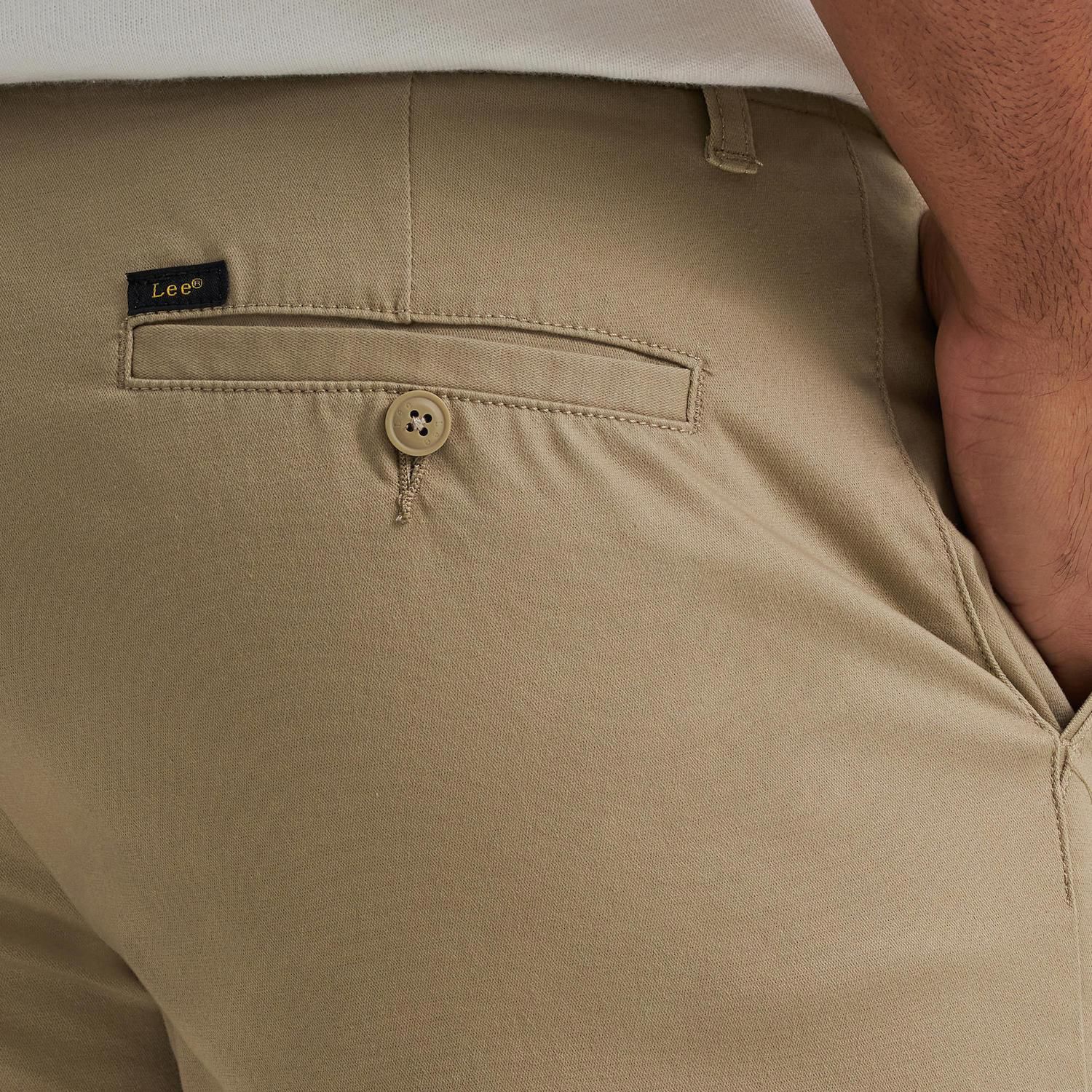 Lee Heren Performance Series Extreme Comfort Shorts Casual, Beige, 44