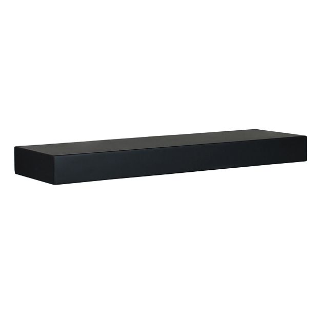 Kiera Grace Maine Wall Shelf - Black - 16 in