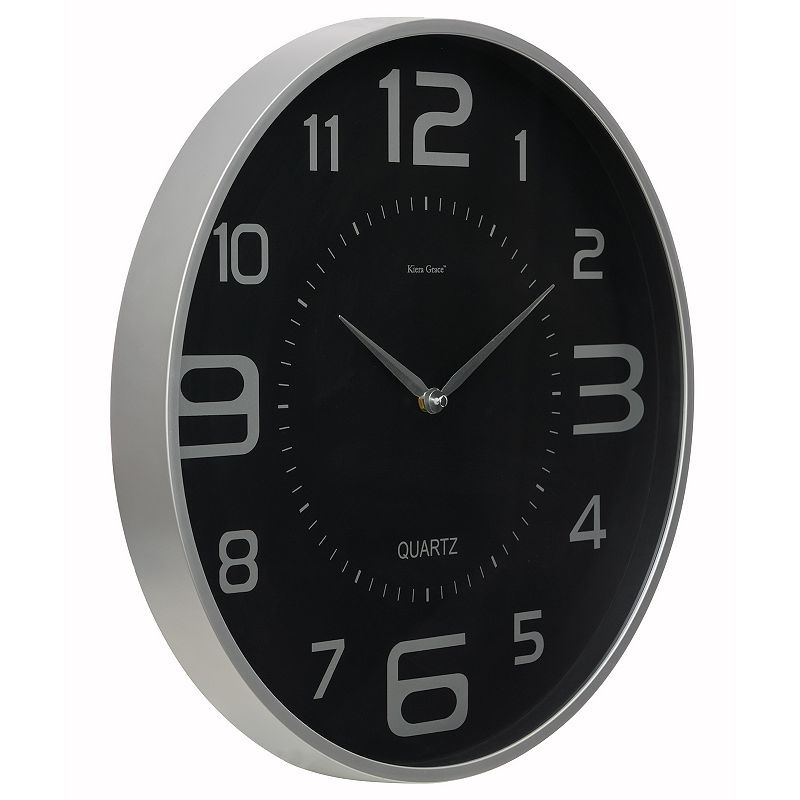 Kiera Grace Austin Wall Clock, Silver