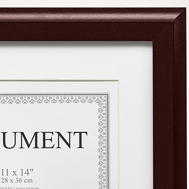 Kiera Grace Oxford 11" x 14" Brown Document Frame