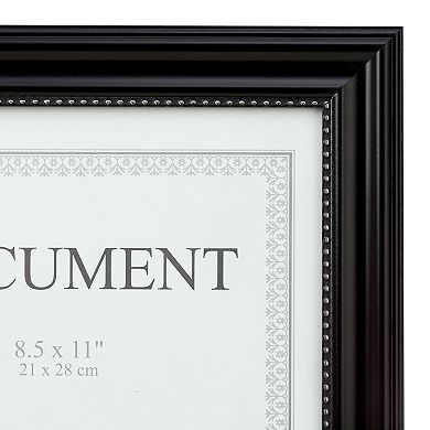 Kiera Grace Lucy 8.5" x 11" Black Document Frame 12-Pack
