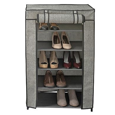 Simplify 5 Tier Shoe Organizer & cover