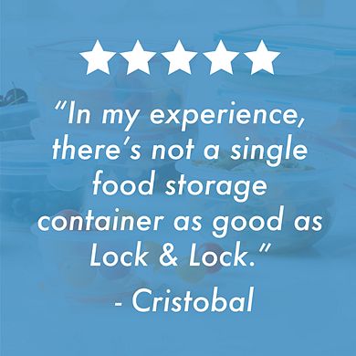 LocknLock Easy Essentials Color Mates 36-pc. Food Storage Container Set