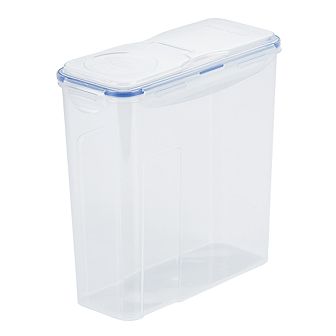 LocknLock Easy Essentials 16.5 cup Pantry Cereal Storage Container with Flip Lid