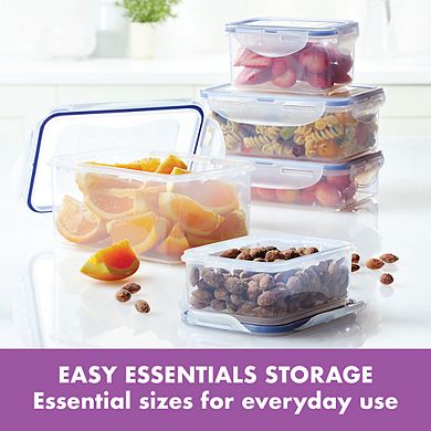 LocknLock Easy Essentials 10-pc. Rectangular Food Storage Container Set