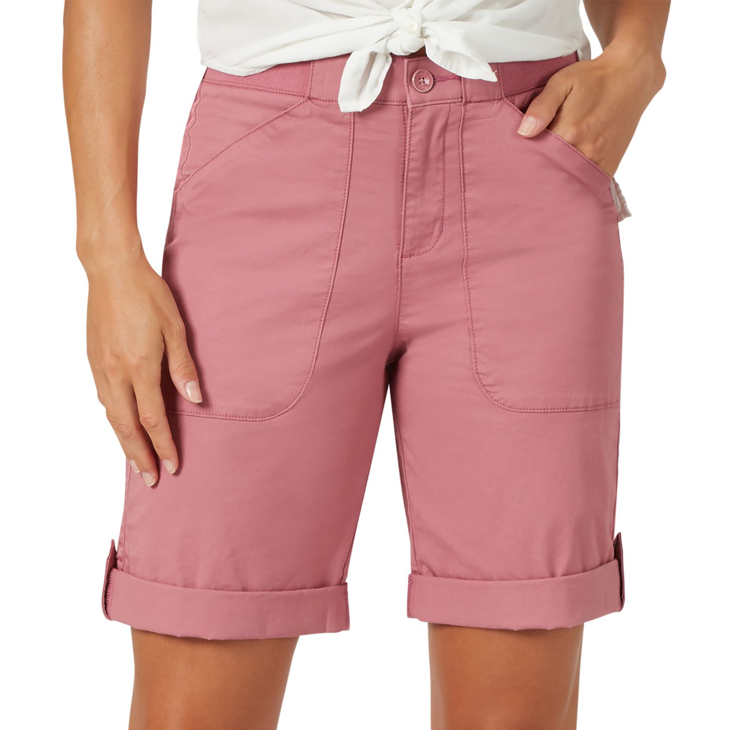 lee women's flex to go bermuda shorts