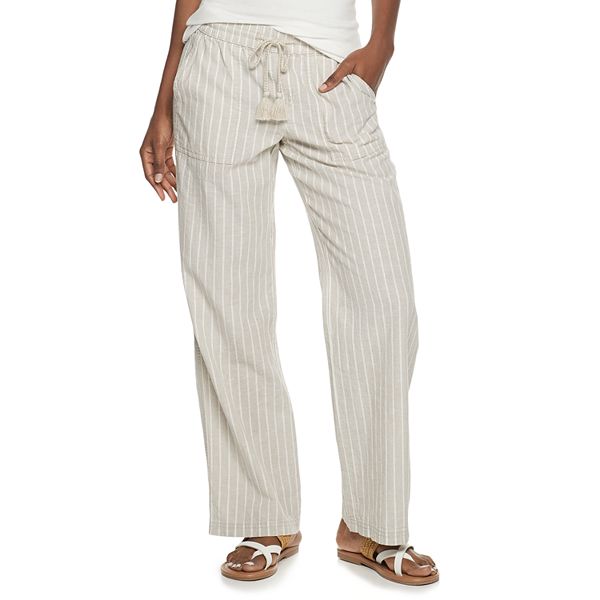 Women's Sonoma Goods For Life® Linen-Blend Pants