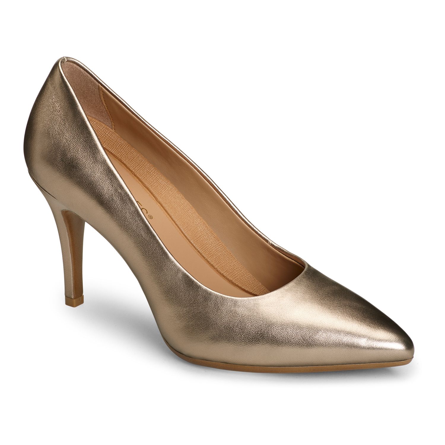 kohls gold heels