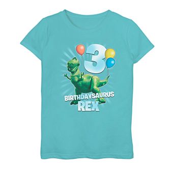 Disney / Pixar's Toy Story Rex Girls 7-16 3rd Birthday Graphic Tee